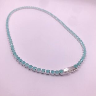 Chocker-riviera-verde-agua-banhado-a-prata